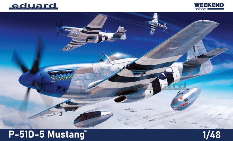 84172  авиация  P-51D-5 Mustang Weekend Edititon  (1:48)