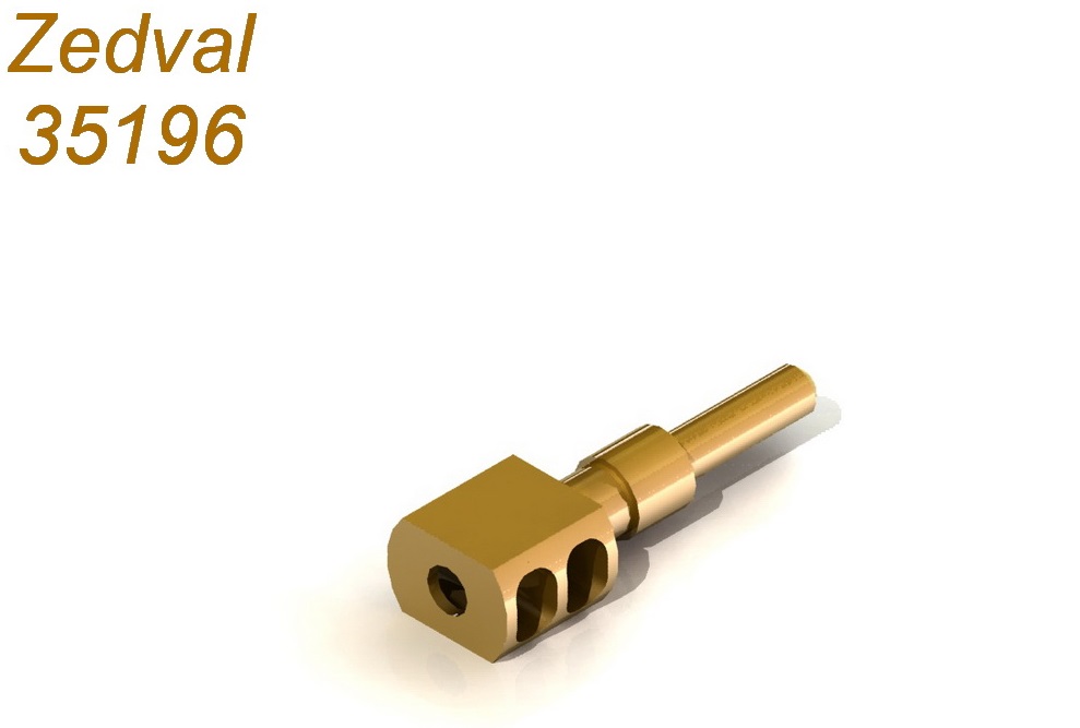 35196  металлические стволы  30 мм ствол 2А42. Для БМП Курганец-25, БМОП Танк-15 Армта  (1:35)