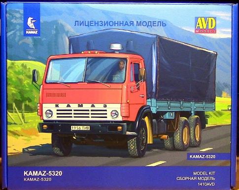 1410AVD  автомобили и мотоциклы  KAMAZ-5320  (1:43)