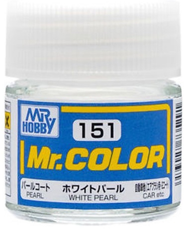 C151  краска 10мл  WHITE PEARL