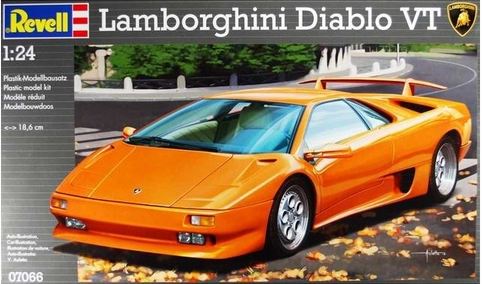 07066  автомобили и мотоциклы  Lamborghini Diablo VT  (1:24)