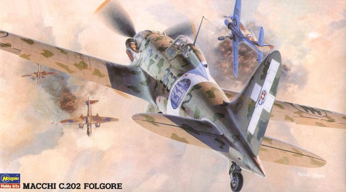 09132  авиация  Macchi C.202 Folgore  (1:48)