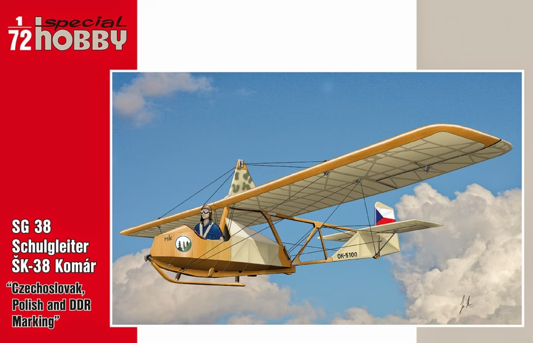 SH72269  авиация  SG 38 Schulgleiter - SK-38 Komár   (1:72)