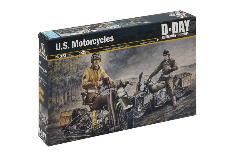 0322  техника и вооружение  U.S. MOTORCYCLES  (1:35)