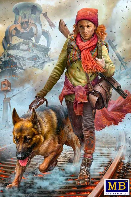 MB35215  фигуры  Pоst-apocalyptic fiction. Desert Battle Series. Skull Clan – Long-distance raid  (1