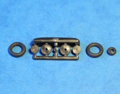 7218  дополнения из пластика  Rubber Wheels. Bf109G  (1:72)
