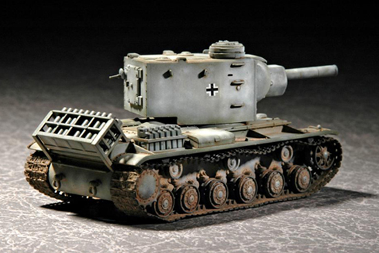 07266  техника и вооружение  German Pz.Kpfw. KV-2 754(r) tank  (1:72)
