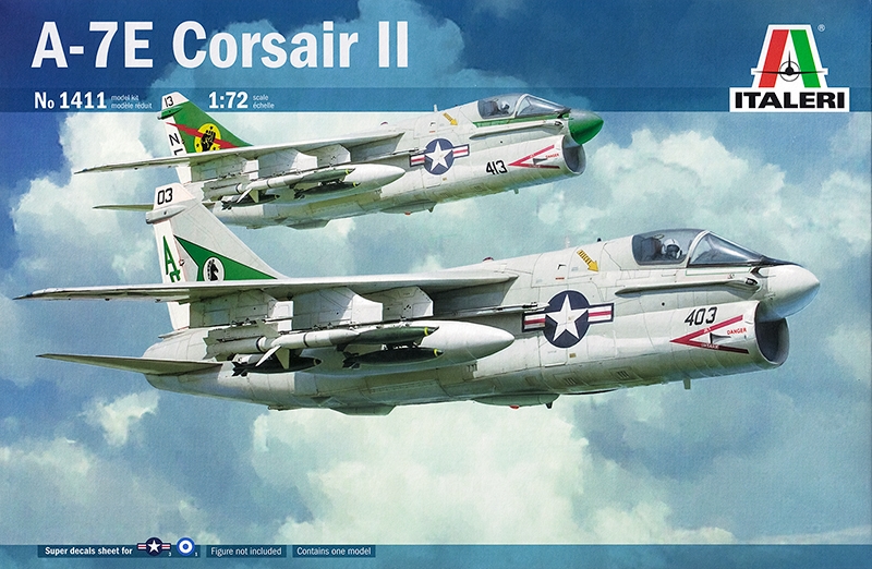 1411  авиация   A-7E CORSAIR II  (1:72)