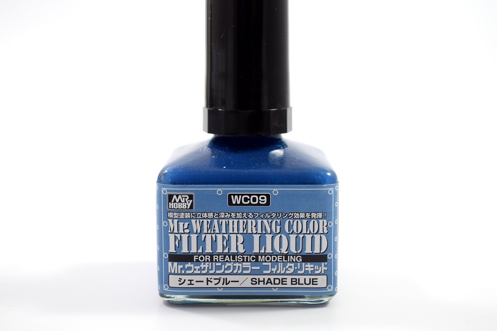WC09  краска 40мл MR.WEATHERING COLOR WC09 FILTER LIQUID SHADE BLUE