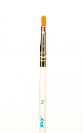 3622  кисти  Кисть из синтетического волоса плоская №2