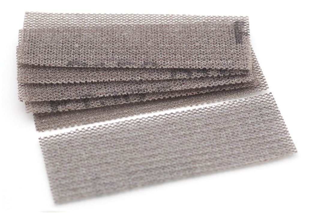 4628  ручной инструмент  Шлифовальная сетка на липучке, P600, 30x90 мм, 6 шт