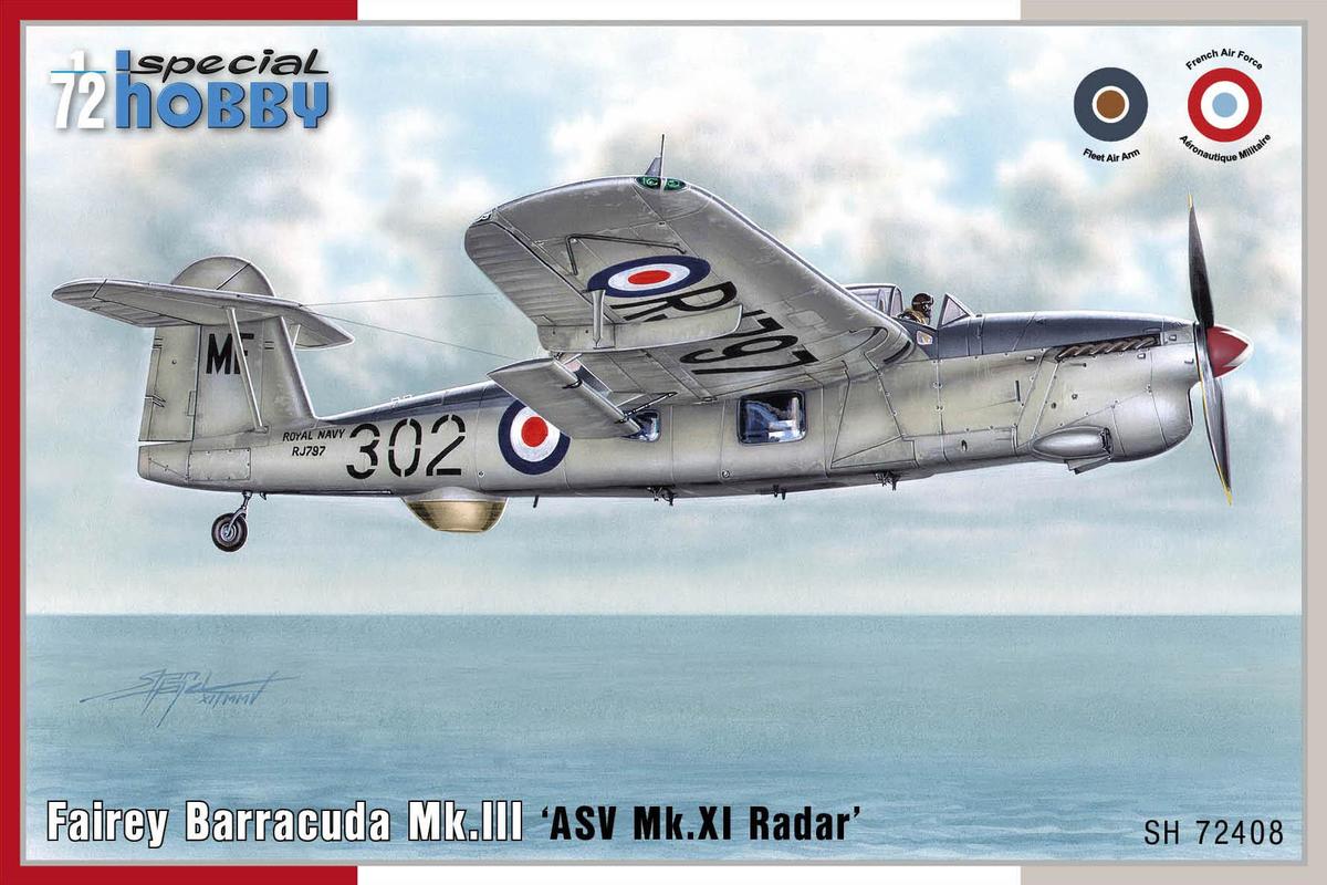 SH72408  авиация  Barracuda Mk.III "ASV Mk.XI radar"  (1:72)