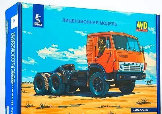 1412AVD  автомобили и мотоциклы  КАМАZ-54112 седельный тягач  (1:43)