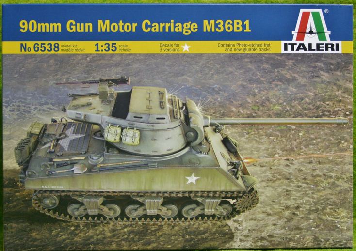 6538  техника и вооружение  90 mm GUN MOTOR CARRIAGE M36B1 (1:35)