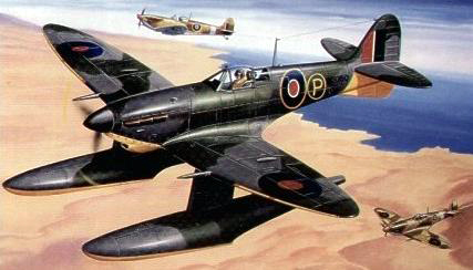 02404  авиация  Spitfire Mk.Vb Float Plane  (1:24)