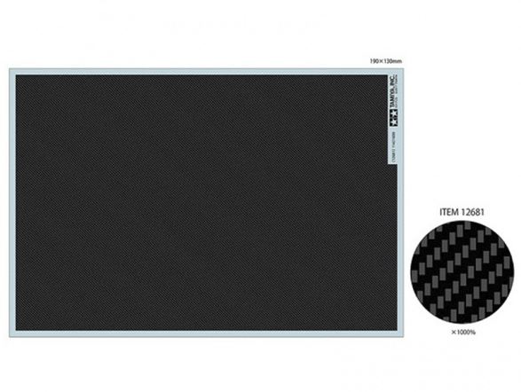 12681  декали  Carbon Pattern Decal Set - Twill Weave/Fine