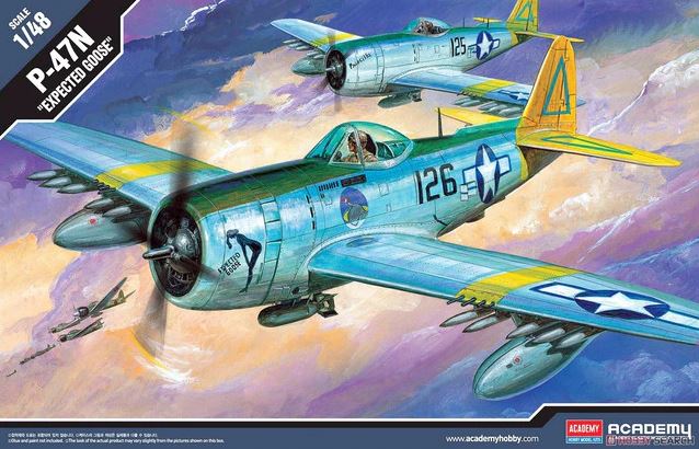 12281  авиация  P-47N "Expected Goose"  (1:48)