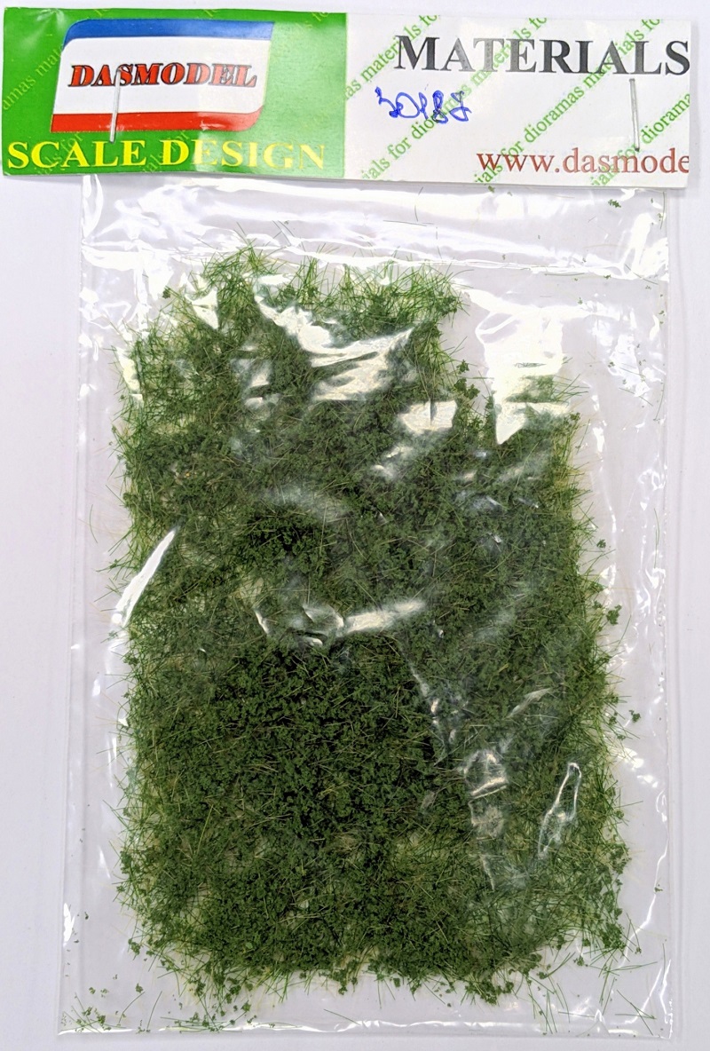30187  материалы для диорам  Заросший участок травы, тёмно-зелёный / 8мм