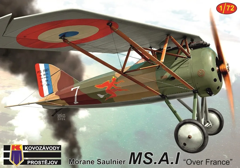 KPM0453  авиация Morane Saulner MS.A.I Over France  (1:72)