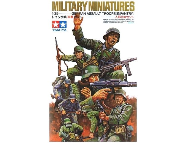 35030  фигуры  German Assault Troops (Infantry)  (1:35)