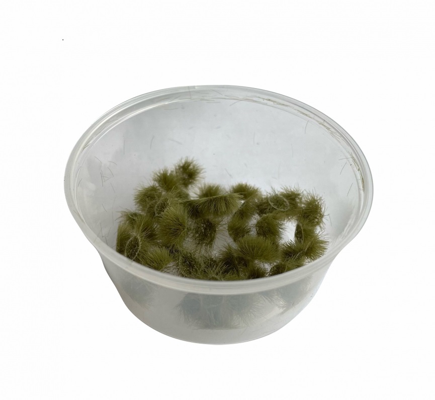 30153  материалы для диорам  Кочки травы, тёмно-зелёные, 3.5мм / 50шт.