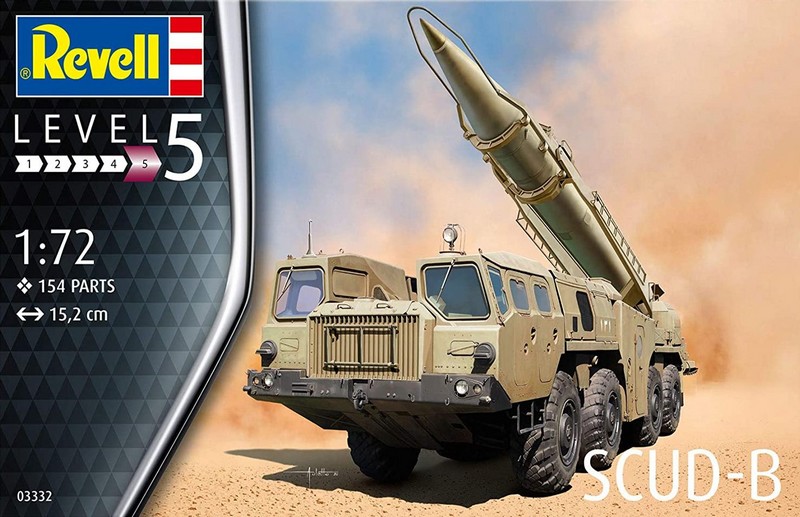 03332  техника и вооружение  ОТРК 9К72 SCUD-B  (1:72)