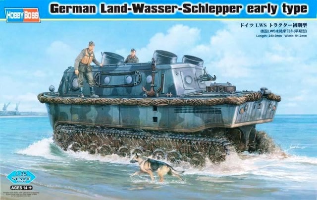 82465  техника и вооружение  German Land-Wasser-Schlepper early type  (1:35)