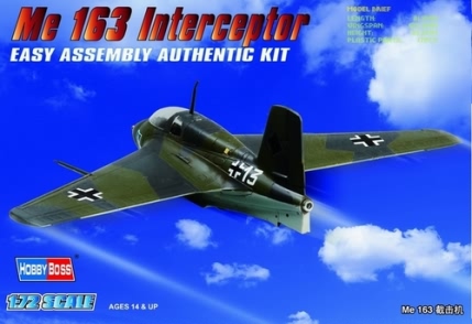 80238  авиация  Me-163 Interceptor  (1:72)