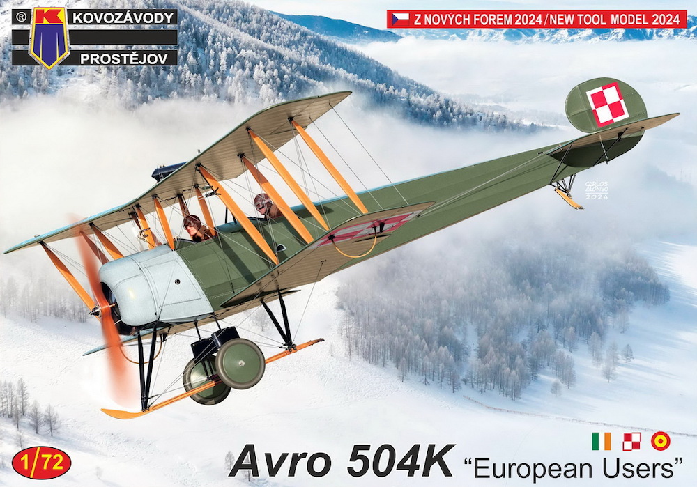 KPM0465  авиация  Avro 504K “European Users”  (1:72)