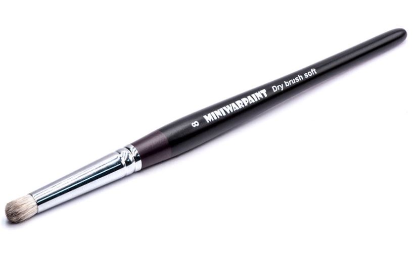 T-042  кисти  Кисть MiniWarPaint серии Drybrush soft №8