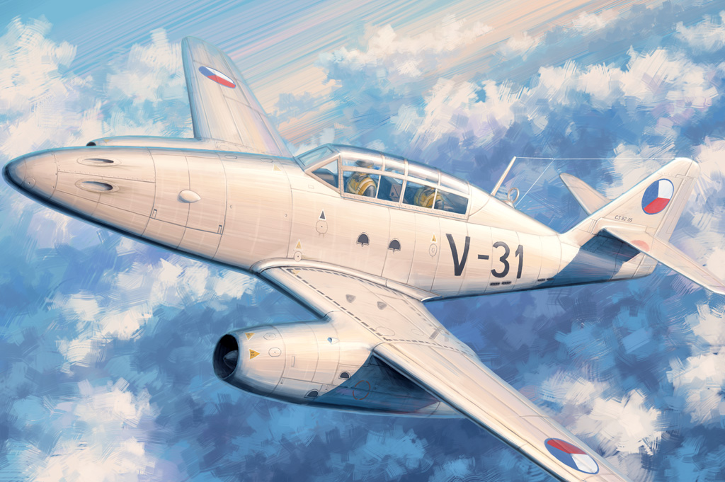 80380  авиация  Me 262 B-1a/CS-92   (1:48)