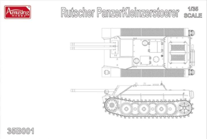 35B001  техника и вооружение  Rutscher Panzerkleinzerstörer   (1:35)