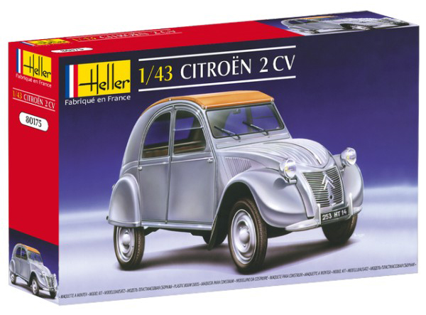 80175  автомобили и мотоциклы  Ситроен 2CV (1:43)