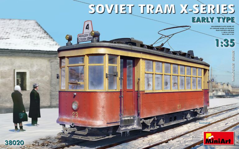 38020  техника и вооружение  SOVIET TRAM X-SERIES. EARLY TYPE  (1:35)