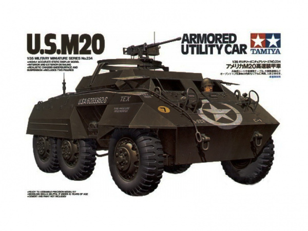 35234  техника и вооружение  БТР M20 с интерьером (1:35)