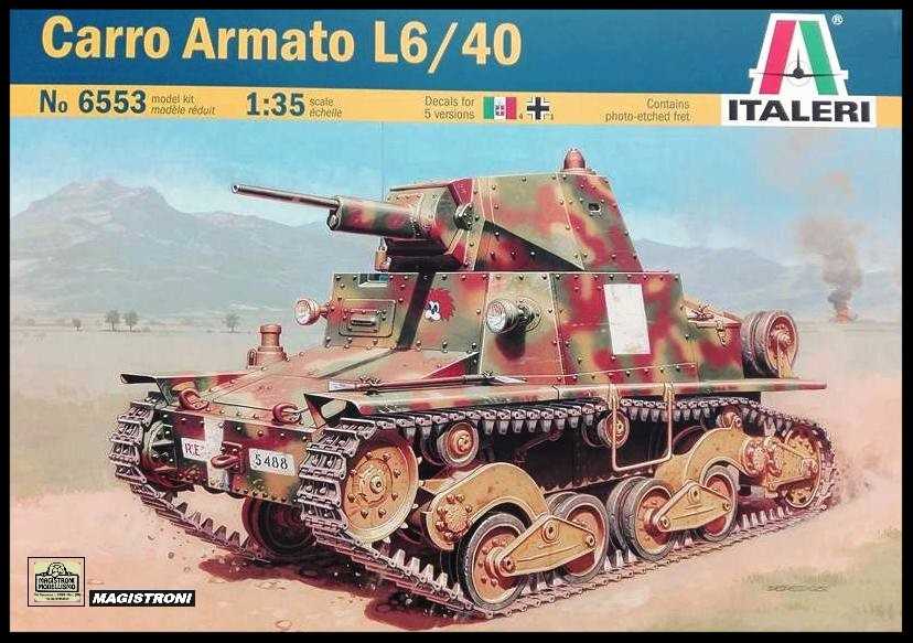 6553  техника и вооружение  CARRO ARMATO L6/40  (1:35)