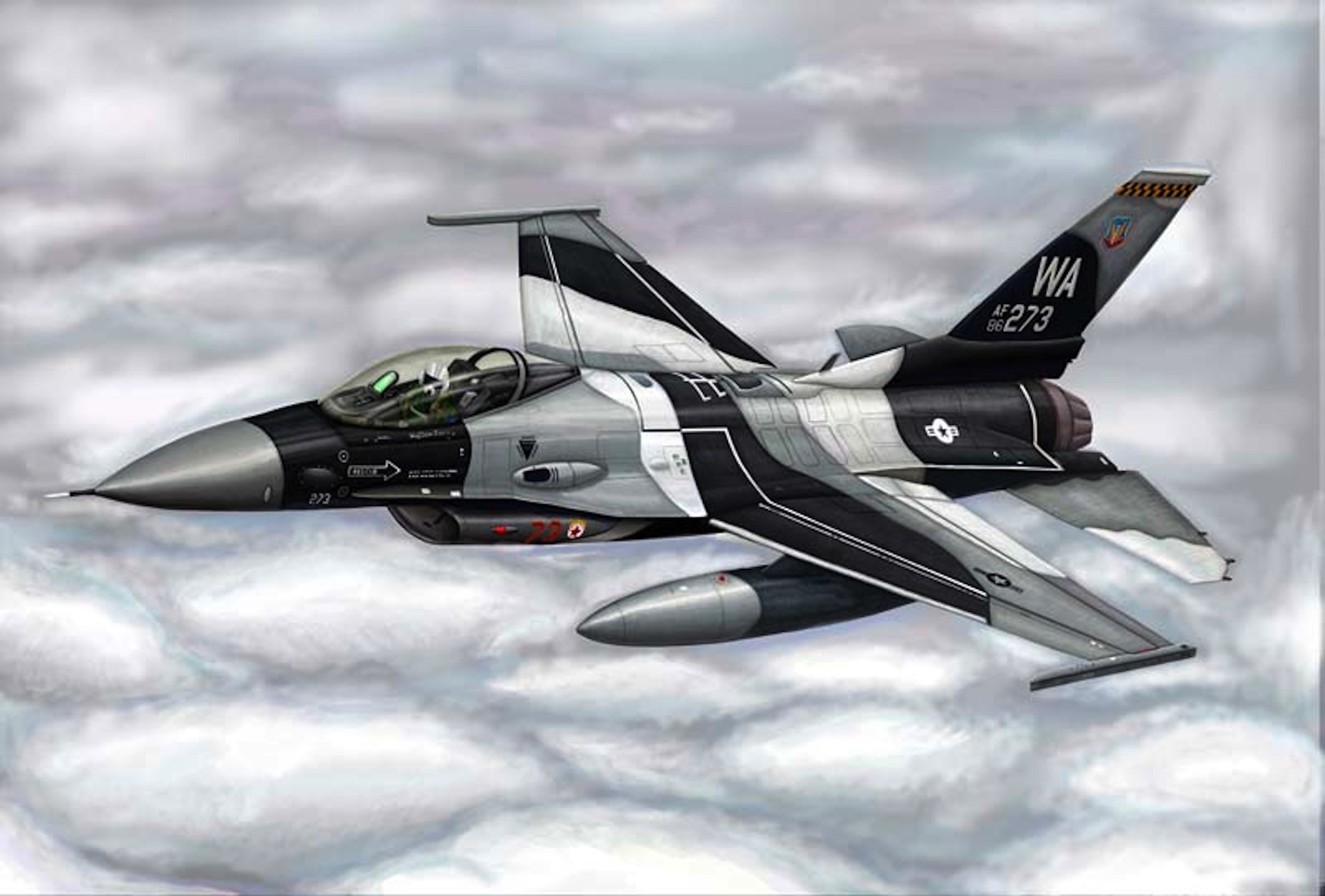 03911  авиация  F-16A/C Fighting Falcon Block 15/30/32 (1:144)