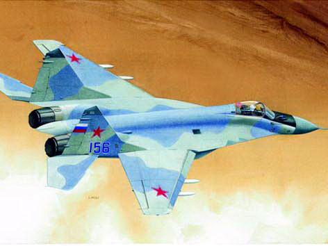 02238  авиация  Russia M&G-29M “Fulcrum”Fighter  (1:32)