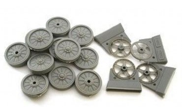 MC235005  дополнения из смолы  BMP-1; BMP-2 late Road Wheels w/ Sprockets  (1:35)