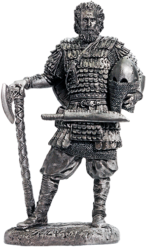 EK-75-13  миниатюра  Варяжский стражник.  10-14в.в