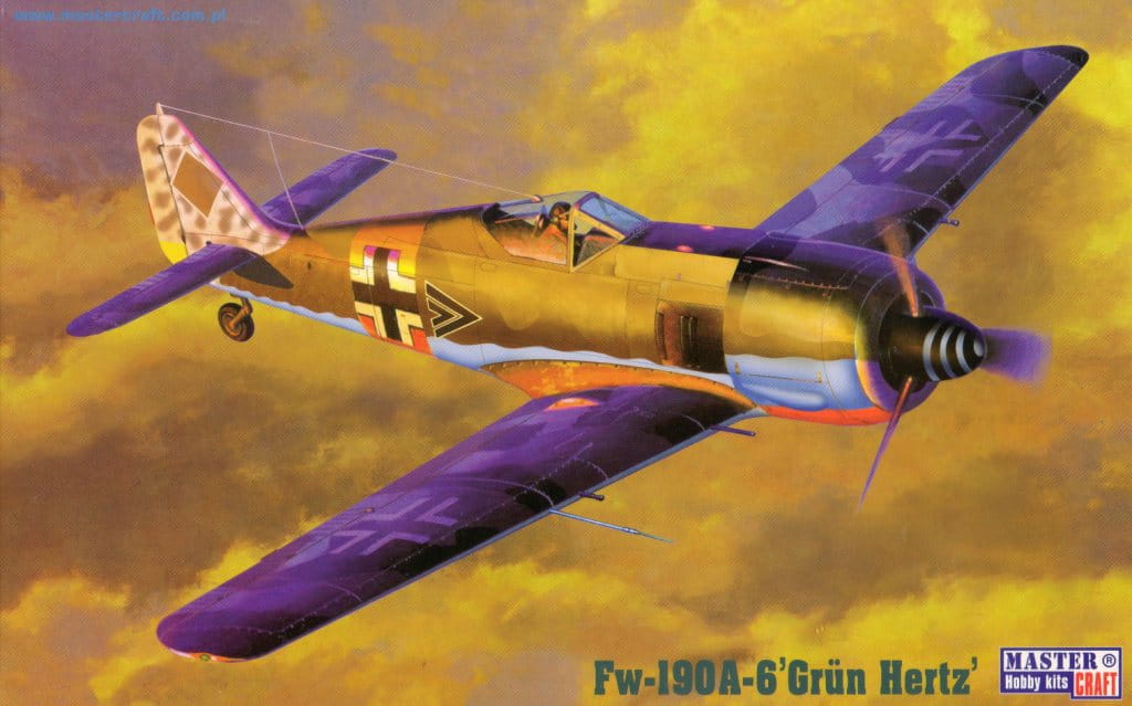 C-03  авиация  Fw-190A-6  Grun Hertz (1:72)