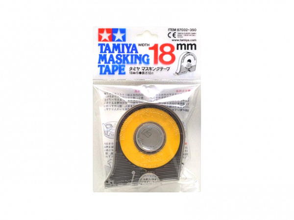 87032  инструменты для работы с краской  Маскировочная лента 18мм в пенале