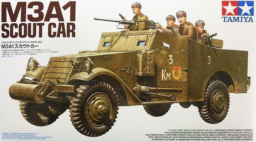 35363  техника и вооружение  БТР M3A1 Scout car  (1:35)