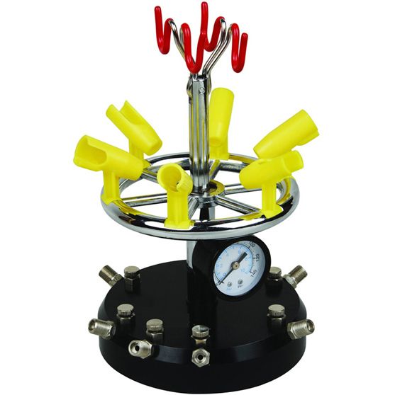 1304  аэрография  Подставка под аэрограф с манометром