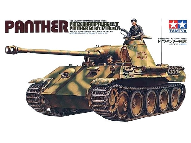 35065  техника и вооружение  Panther Panzerkampfwagen V Panther (Sd.kfz. 171) Ausf. A (1:35)