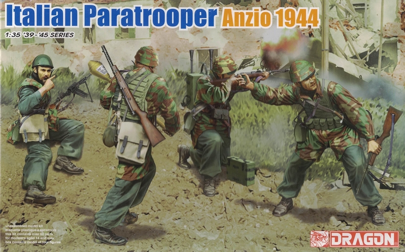 6741  фигуры  Italian Paratrooper Anzio 1944  (1:35)