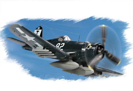 80217  авиация  F4U-1D Corsair  (1:72)