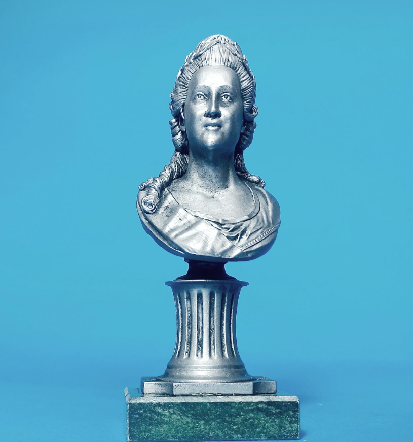 BustMet1/10-10  миниатюра  Бюст  Екатерина II  (1:10)
