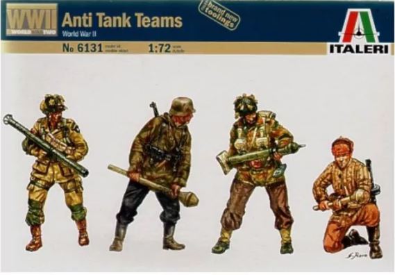 6131  фигуры  WWII- Anti Tank Teams   (1:72)