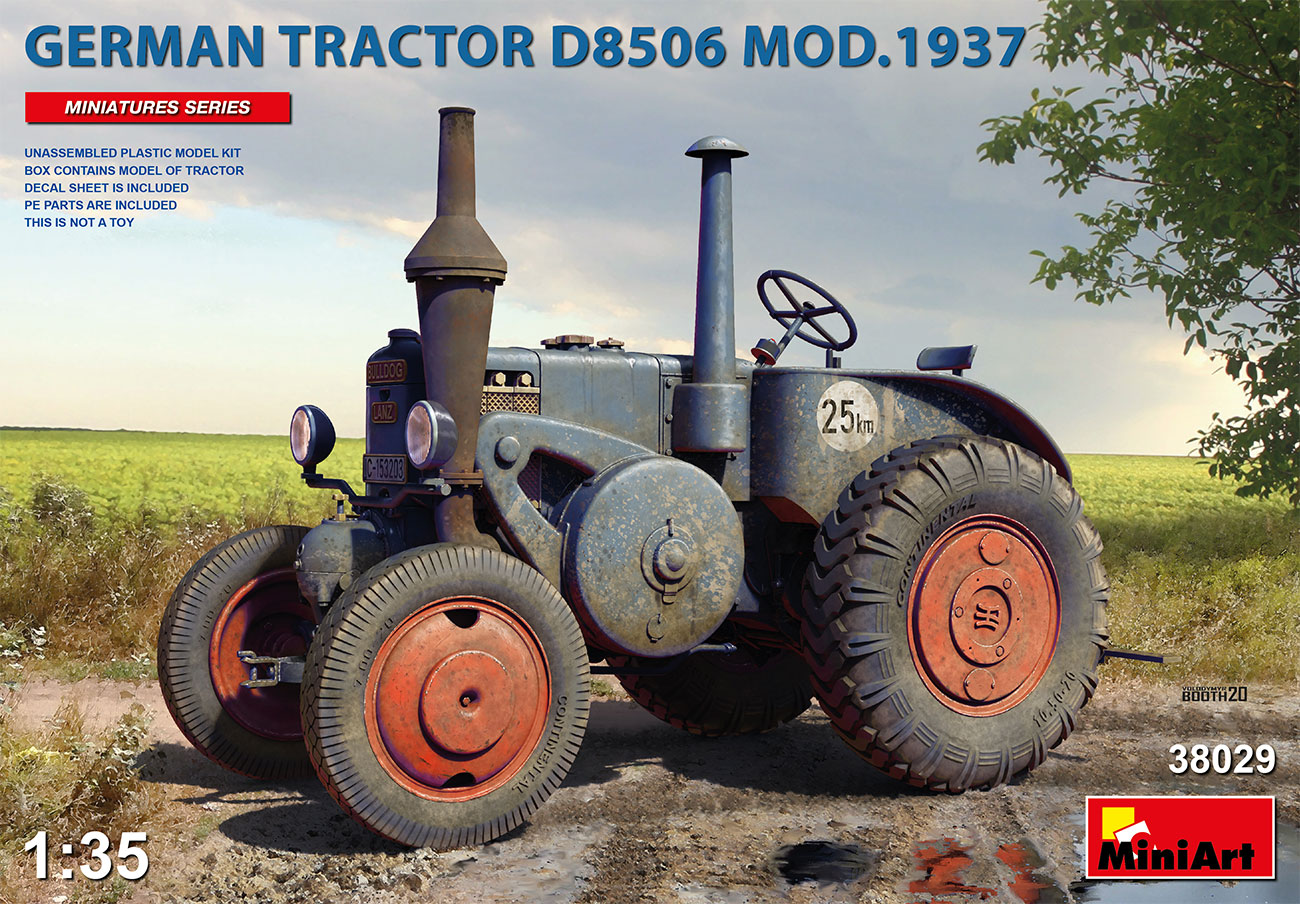 38029  техника и вооружение  GERMAN TRACTOR D8506 MOD. 1937  (1:35)